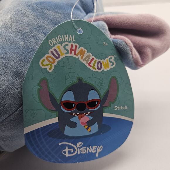 Squishmallows Disney Stitch eating an Ice Cream Cone 6.5" NWT - Picture 6 of 7